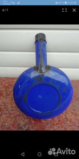 Утка. Судно. Царизм. Эмаль. Клеймо