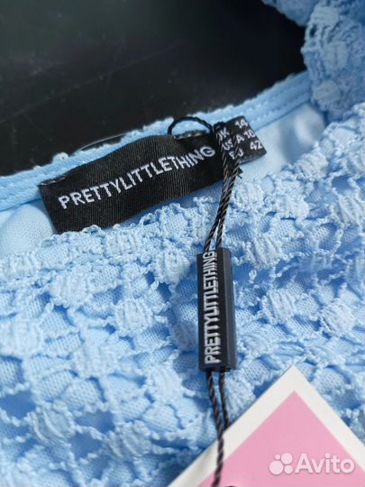 Новое кружевное платье Prettylittlething