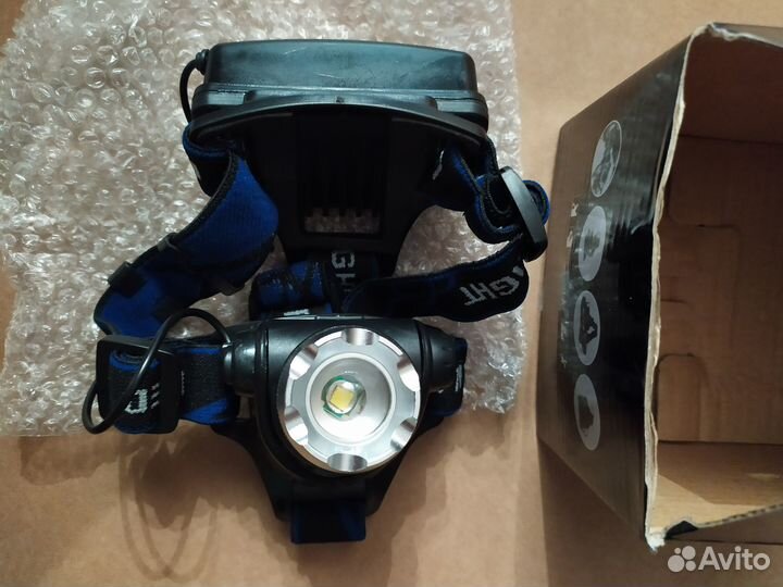 Новый налобный фонарик с линзой high power headlam
