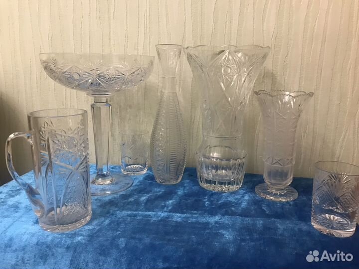 Хрустальная посуда СССР