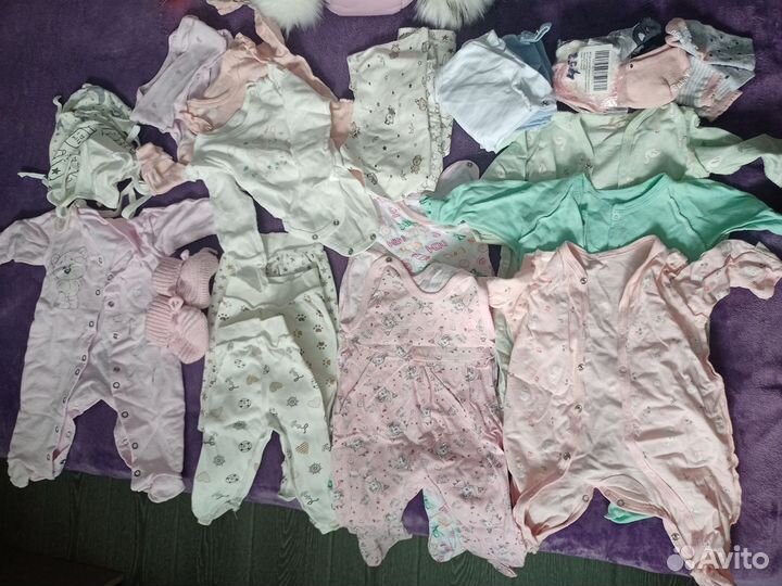 Одежда на девочку от 0 до 3 месяцев