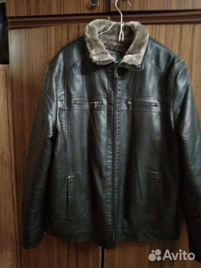 Кожаная куртка мужская