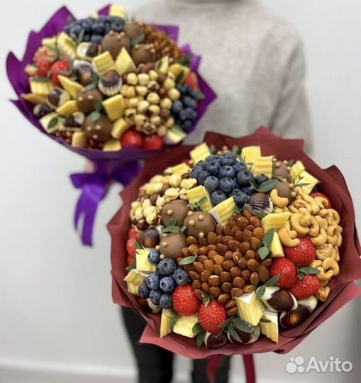 Съедобные букеты, букеты из сухофруктов