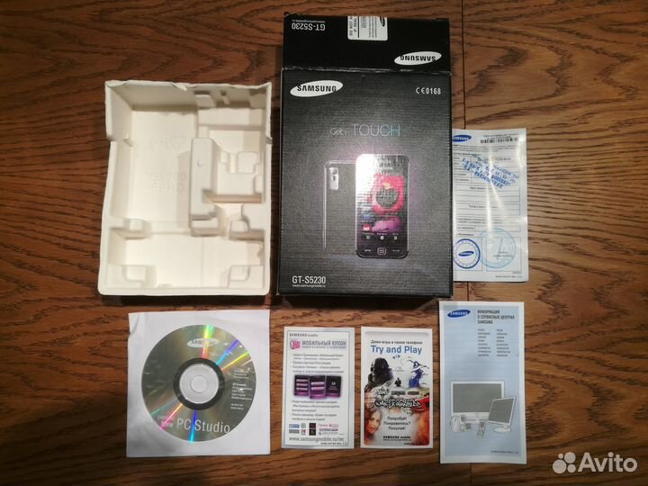 Коробка + аксессуары samsung GT-S5230