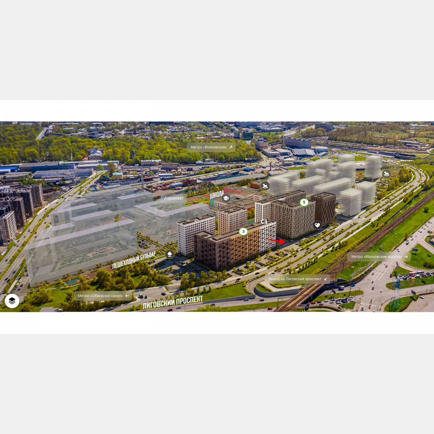 1-к. квартира, 38,5 м², 6/11 эт.