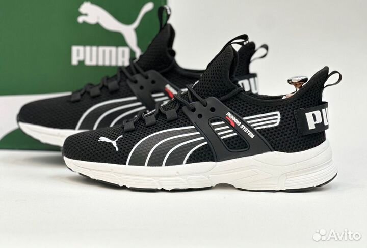 Весенние мужские кроссовки Puma черные