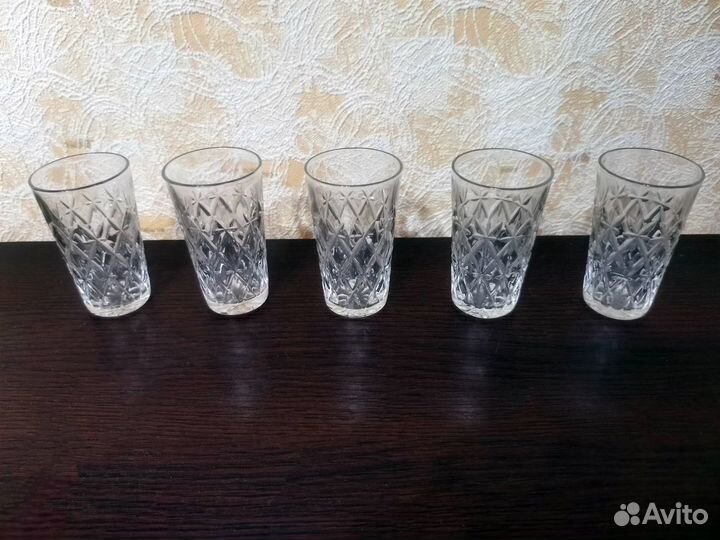 Хрустальные стаканы СССР