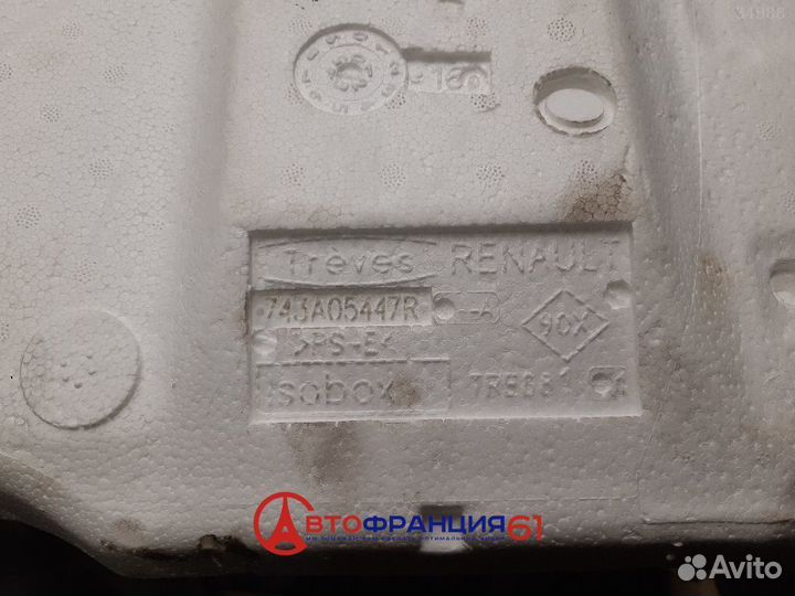 Пенопласт пола, 743A09281R renault dokker, 3034909