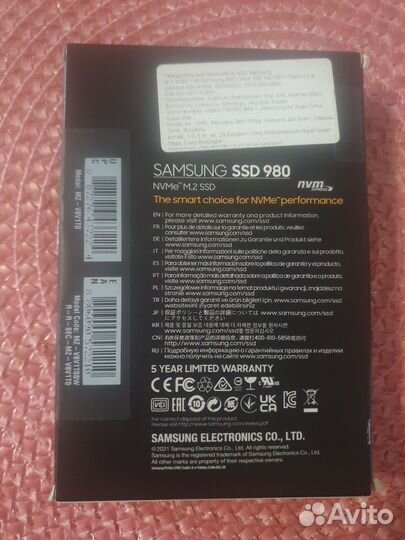 SSD 980 Samsung