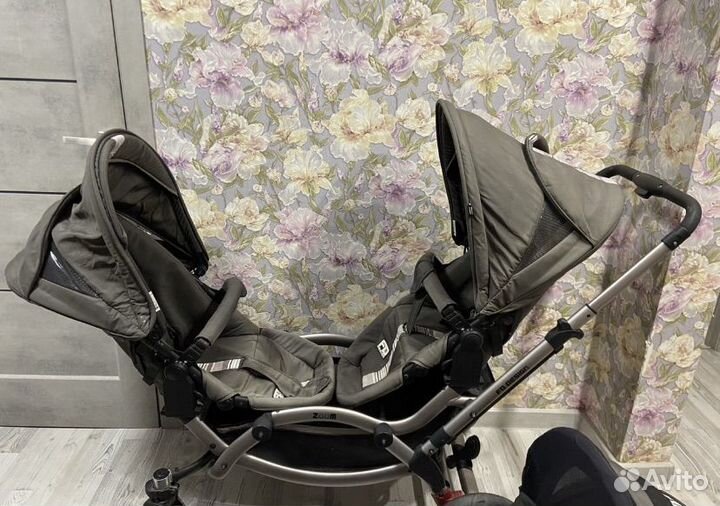 Коляска для двойни или погодок 3 в 1