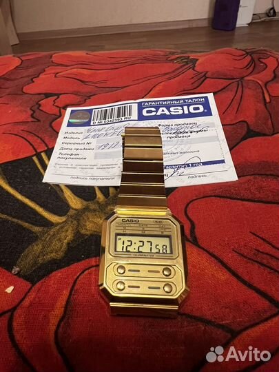 Casio vintage a100weg-9a