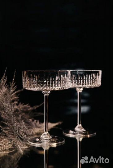 Хрустальные бокалы креманки новые, 2шт