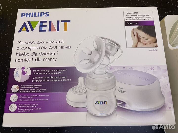 Молокоотсос avent электрический