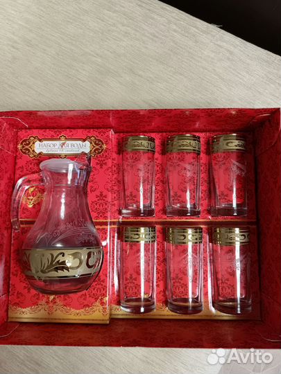 Набор графин и стаканы в подарочной коробке