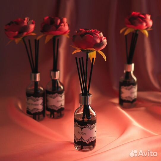 Ароматизатор с палочками и декором, 50 мл