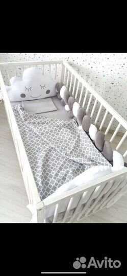 Бортики в кроватку новые