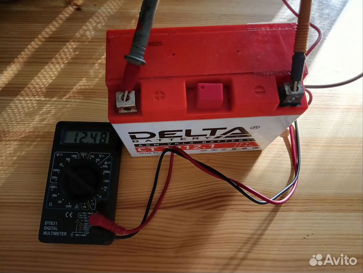 Аккумулятор 12v,12ah для мотоцикла Delta 1212.1