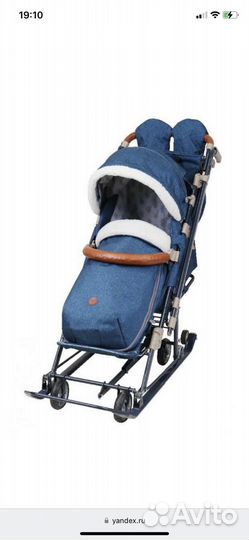 Детские санки коляска