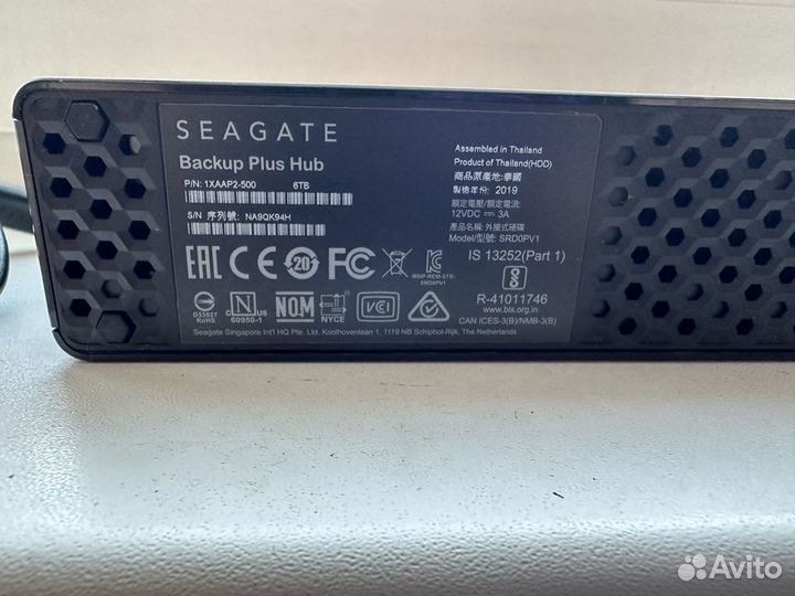 Внешний жесткий диск Seagate 6Tb