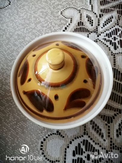 Розетки и конфетница СССР, тарелка для торта