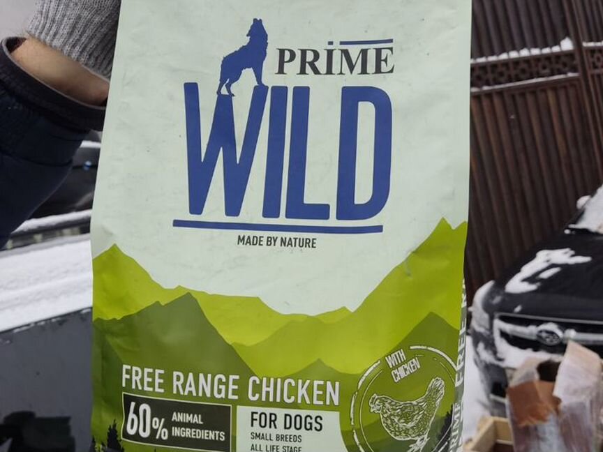 Корм для собак Prime Wild 2кг. Курица. Chicken