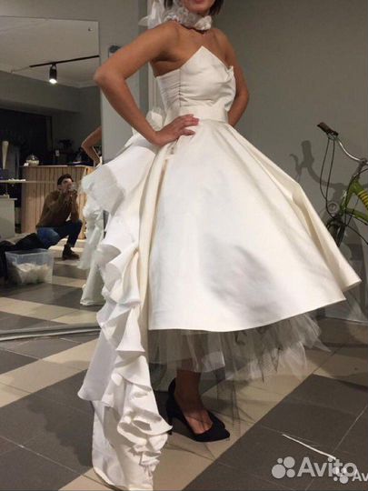Необычное свадебное платье в стиле Dior Диор