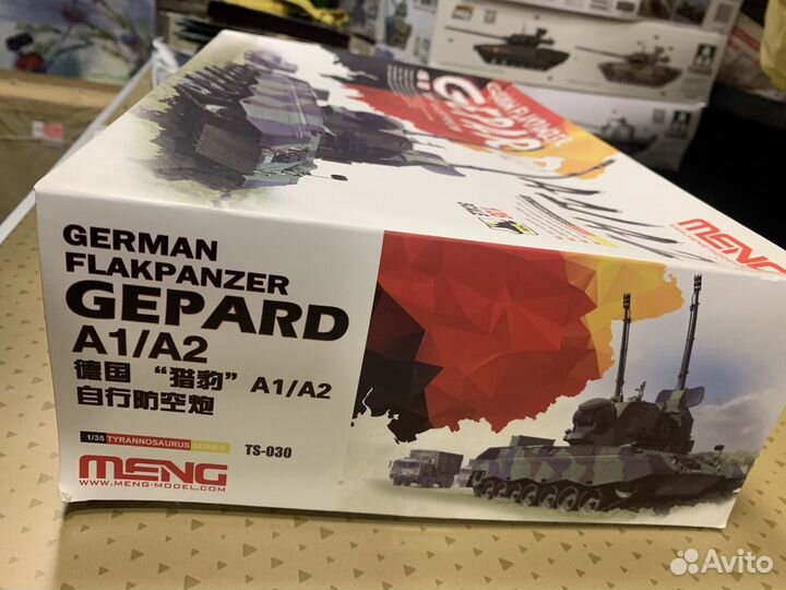 Сборная модель meng 1:35 gepard. A/1A2