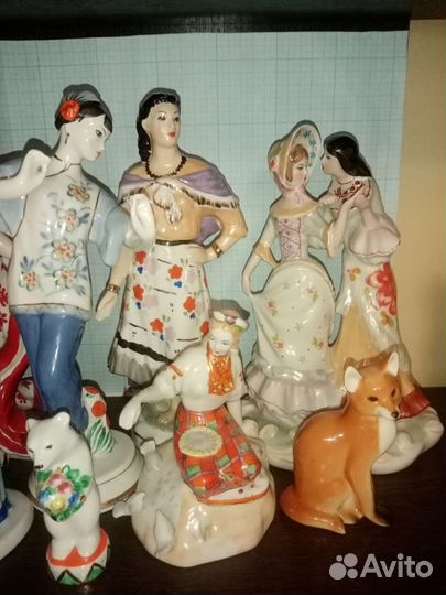 Фарфоровые статуэтки. СССР