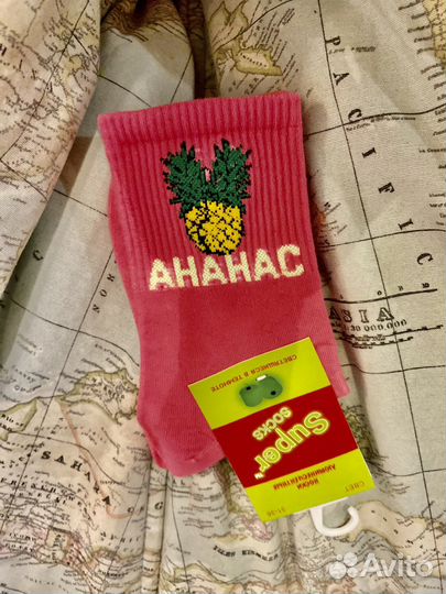 Носки женские люминесцентные светятся в темноте