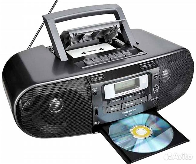 Panasonic RX-D55 2x10W USB/MP3/CD/WMA/FM/AUX/Tape