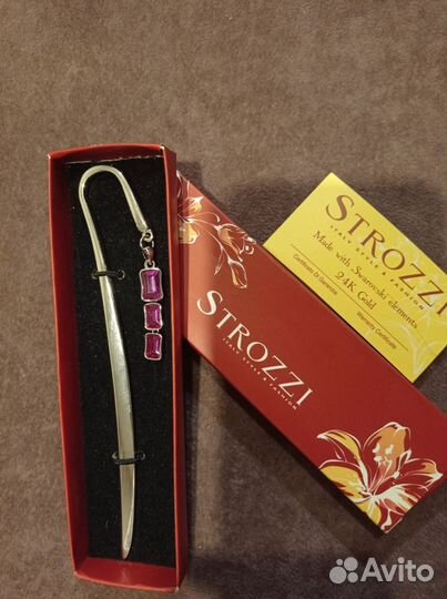 Закладка для книг Strozzi Swarovski