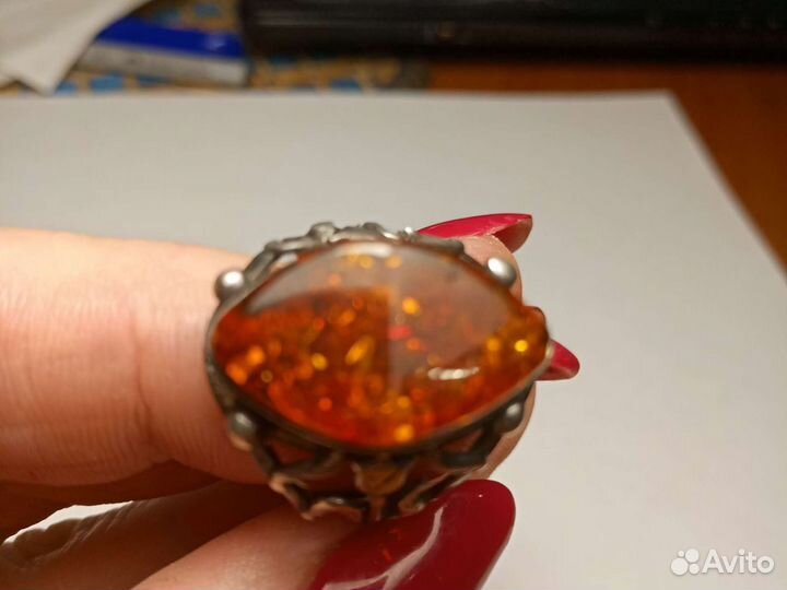 Кольцо серебряное. СССР