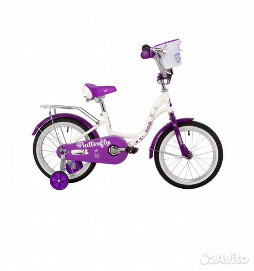 Велосипед детский novatrack butterfly 16