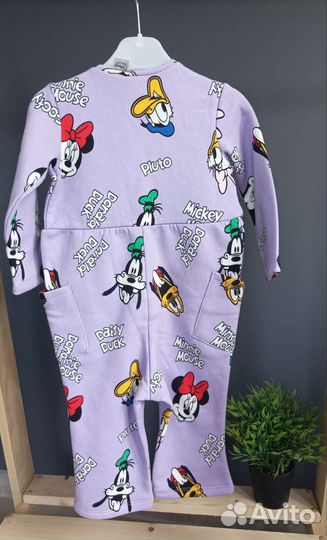 Утепленный комбинезон для девочки Н&М,80см