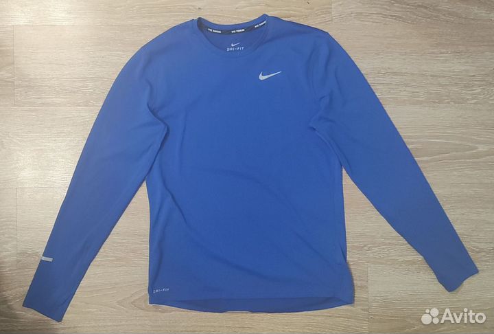 Оригинальный лонгслив nike dri-fit contour