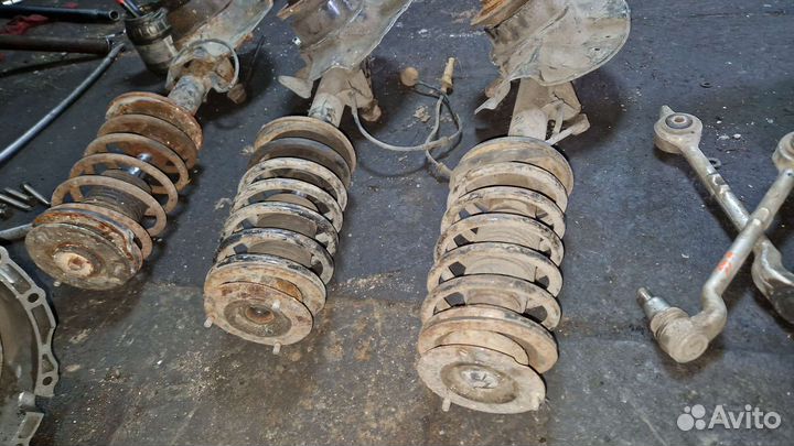 Bmw 5 e34 525 стойки амортизаторов подвески сборе