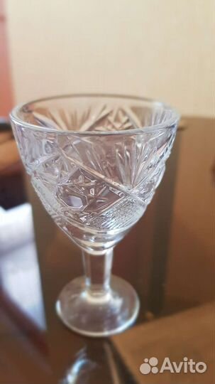 Хрустальные рюмки на ножке СССР