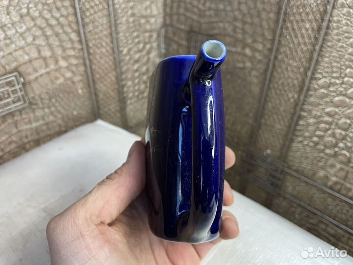 Кисловодск поильник фарфор кобальт