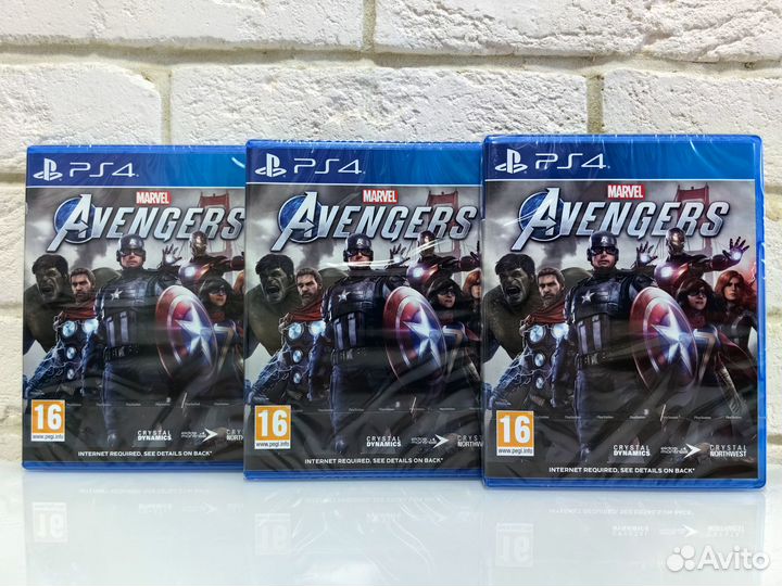 Avengers PS4 новый диск