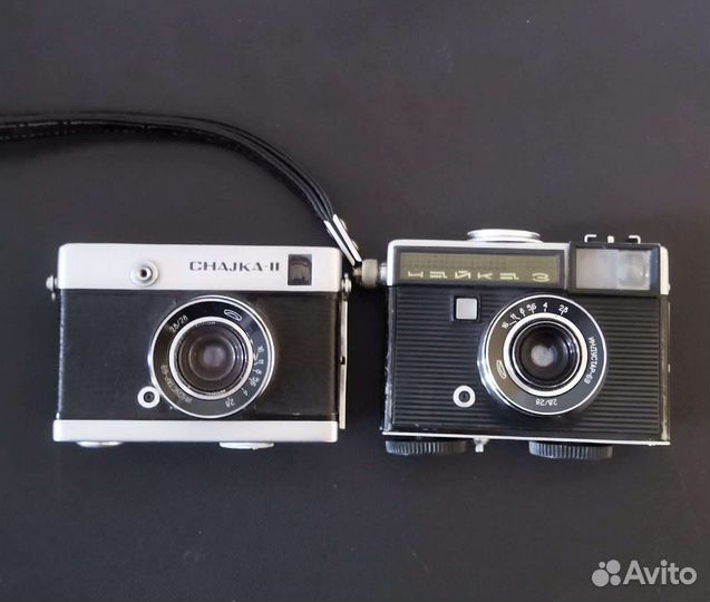 Плёночныe фотоаппараты Чайка СССР
