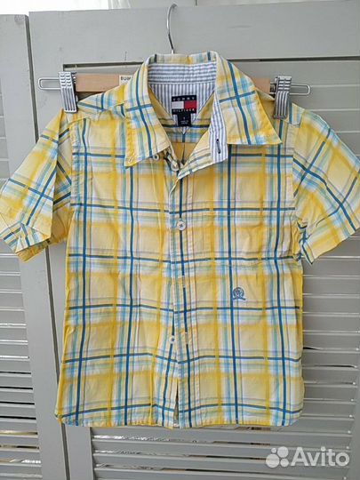 Рубашки детские 128 рост tommy hilfiger topolino