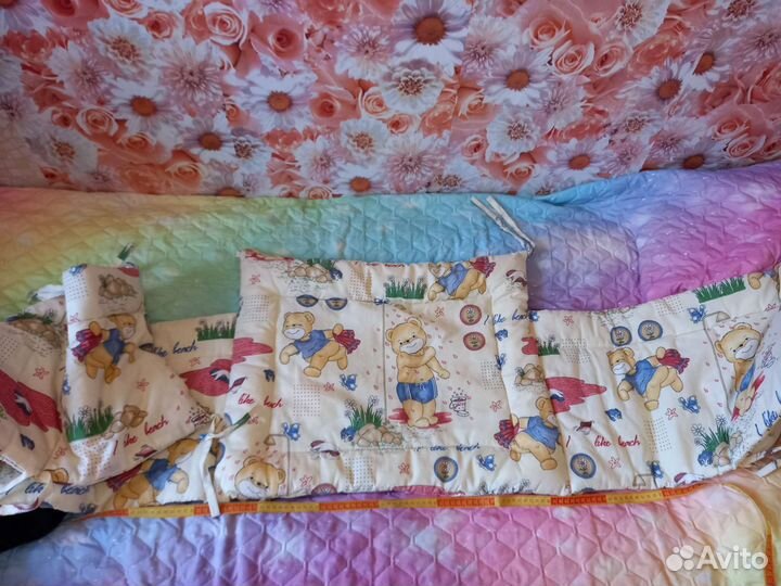 Новый бортик в детскую кроватку