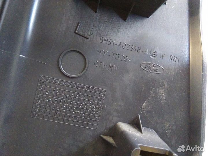 Накладка порога (внутренняя) Ford Focus III 2011