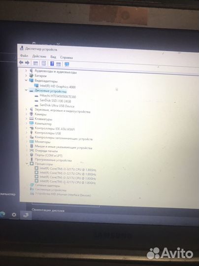 Ноутбук samsung np530