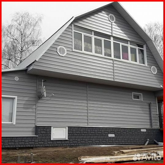 Металлический сайдинг отделка