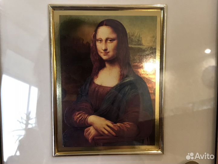 Картина репродукция Джоконда из Лувра