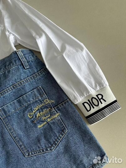 Джинсовые шорты Cristian Dior