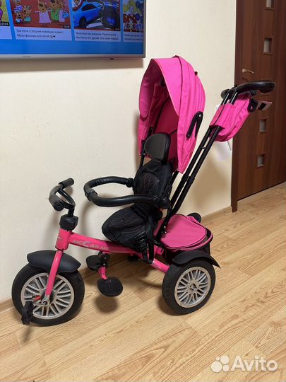 Детский велосипед с ручкой