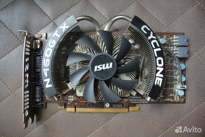 GTX 460 Msi 768mb gddr5 работает