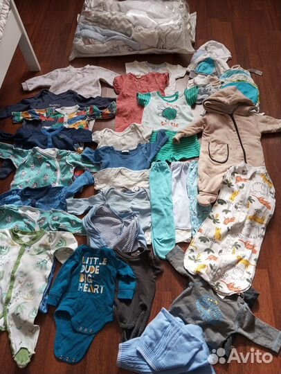 Пакет вещей для новорожденного мальчика